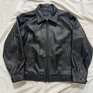 beams 가죽 블루종