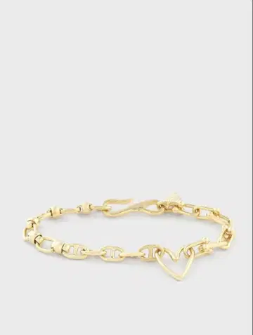 [ 새상품 ] 골드 하트 모티브 팔찌