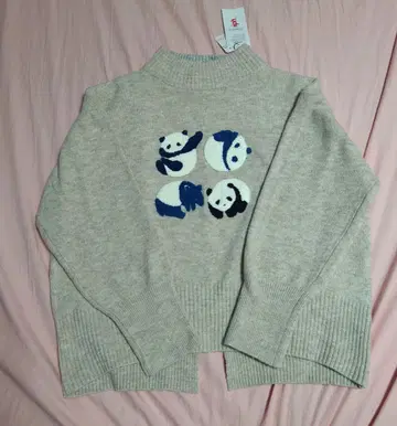 그라니프 (graniph) 롤링팬더즈 하이넥 니트 스웨터 S