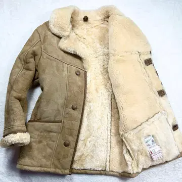 ALPINEWEAR 양가죽 가죽 무스탕 자켓 보아 자켓 38