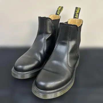 Dr.Martens 닥터마틴 블랙 사이드 고어 부츠 가죽