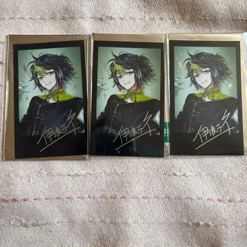 니지산지 Dytica 이나미 라이 폴라로이드 2주년 금박 3장 세트