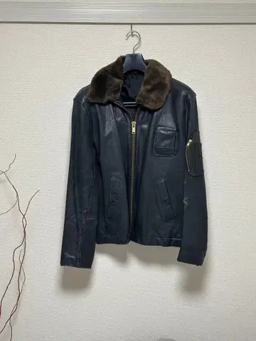 프랑스군 파이롯트 가죽 자켓