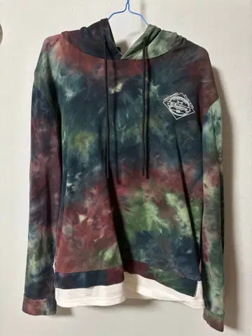 타이다이 디자인 XL 후드티