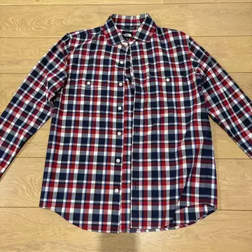 THE NORTH FACE 체크 무늬 긴팔 셔츠 M 사이즈