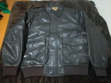 L.L. Bean a-2 가죽 자켓 90s