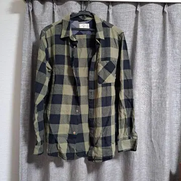FOURSTAR 체크 무늬 플란넬 셔츠 M 사이즈