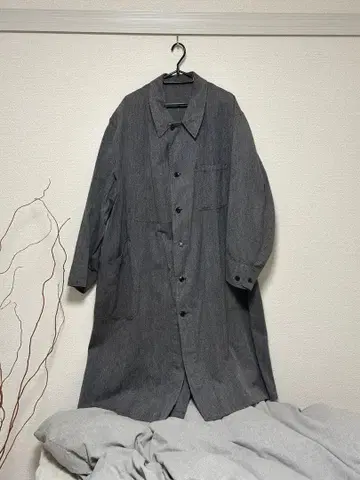 프랑스군 블랙 샴브레이 코트