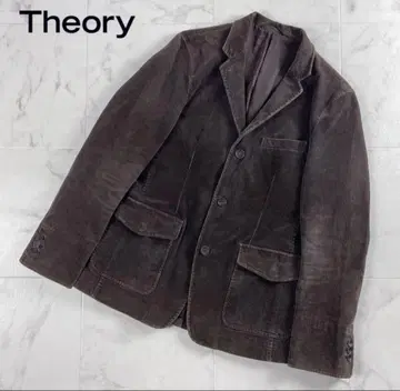 띠어리 코듀로이 테일러드 자켓 브라운