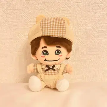 인형 옷 곰귀 베이지