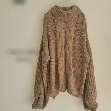 [ who's who Chico ]   베이지 니트 오버 사이즈