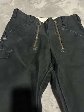 FHB 더블 지퍼 vintage LOGGER PANTS 독일제