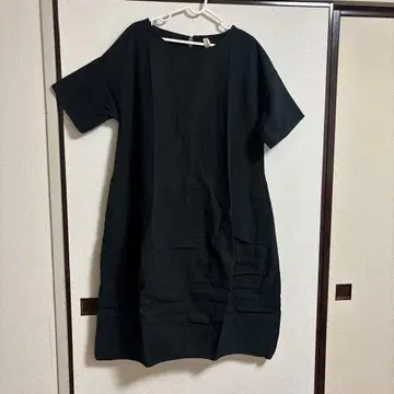 CLOUDNINE 블랙 반팔 티셔츠 원피스