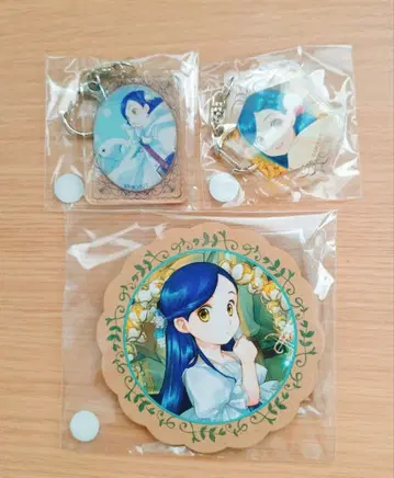 책벌레의 하극상 최애찬가 D상 우드 코스터 아크릴 키링 마인