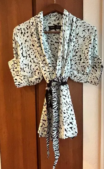 Proenza Schouler 추상 무늬 블라우스