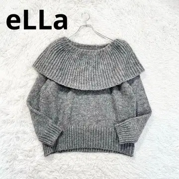 새상품급 eLLa 에라 오프숄더 니트 그레이