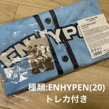 ENHYPEN 유니폼 셔츠 (ENHYPEN) 트레이딩 카드 포함