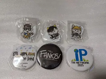 TM NETWORK IP 아크릴 스탠드 & 캔뱃지 6종 세트