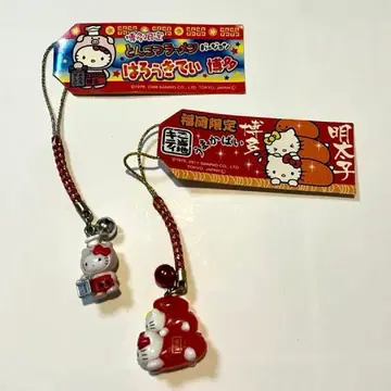후쿠오카(하카타) 한정판 헬로키티 스트랩 하카타 명란 돈코츠 라멘