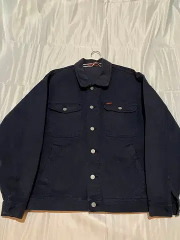 터키산 파타고니아 코튼 덕 자켓 네이비 워크 렌