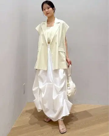 새상품 STYLE MIXER 랜덤 태킹 스커트