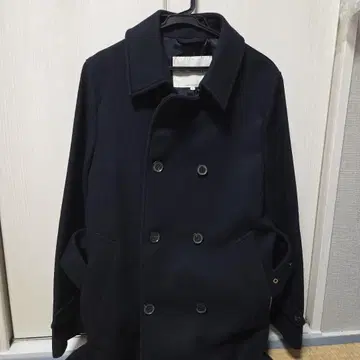 MACKINTOSH 다크 네이비 멜톤 트렌치코트 36