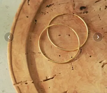 TODAYFUL 골드 후프 귀걸이