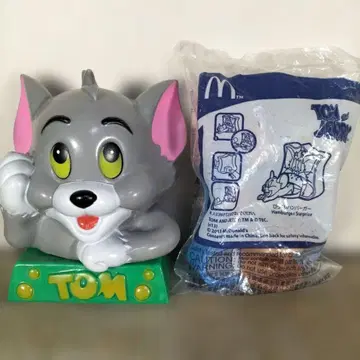 톰과 제리 톰 저금통 맥도날드 밀토이 깜짝 햄버거