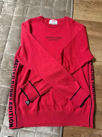 MASTER BUNNY EDITION 스웨터 사이즈 5 레드
