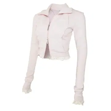 S track jersey jacket lace