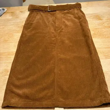 유나이티드 애로우즈 미디엄 기장 스커트 여성용 브라운 컬러