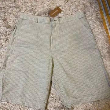 patagonia 스카이블루 체크 숏팬츠