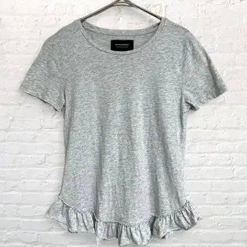 BANANA REPUBLIC 바나나리퍼블릭 밑단 프릴 반팔 면 100%