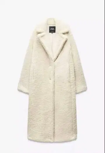 ZARA 자라 롱 기장 보아 코트 XS