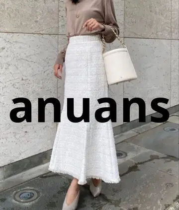 새상품급 anuans 스커트 SMALL 화이트