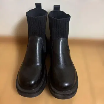 사이드 고어 부츠 블랙