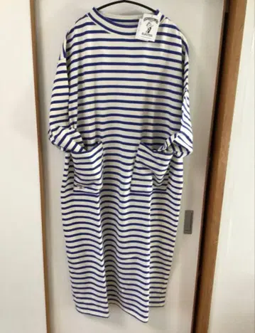 택 포함 새상품 PICCADILLY 스트라이프 롱 원피스 프리크스토어