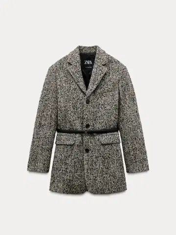 ZARA ZW COLLECTION 벨트 오버사이즈 블레이저