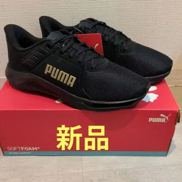 PUMA 블랙 스니커즈 SOFTFOAM+