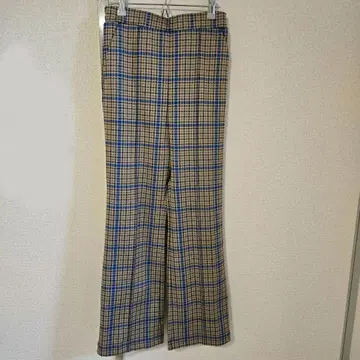 Ray BEAMS 체크 무늬 팬츠