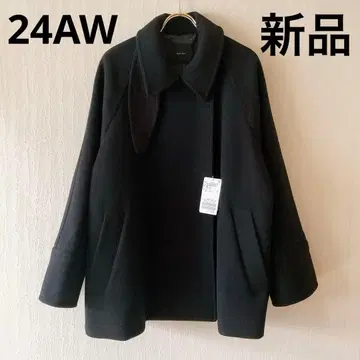 [택 포함 새상품] Spick & Span W/Ny 모사 스텐칼라 숏코트