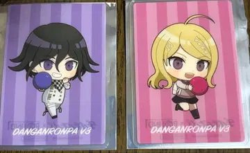 왕마 코키치 아카마츠 카에데 단간론파 라운드 원 아크릴 카드 세트