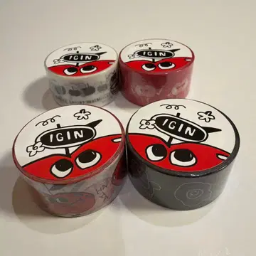 IGIN 아이긴 마스킹 테이프 마스테 컴프 4개 새상품 미개봉