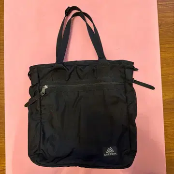 GREGORY 블랙 토트백