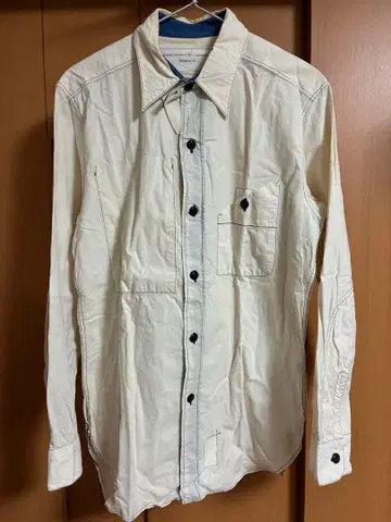 미스터 프리덤 화이트 샴브레이 셔츠