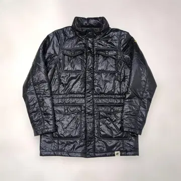 새상품급 HUNTING WORLD 나일론 충전솜 필드 자켓 블랙 M