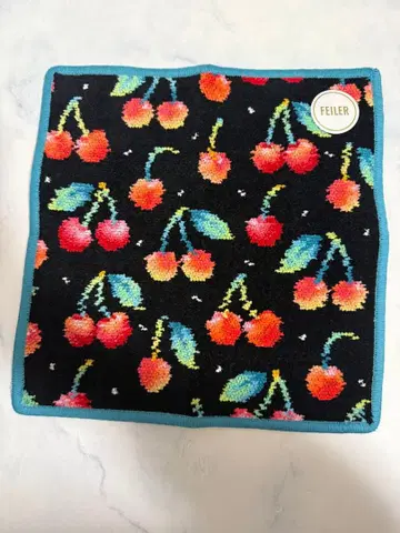 페일러 타월 손수건 체리 도트