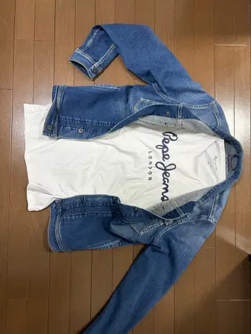 페페 존스 런던 페페 청바지 데님 자켓 T셔츠 세트