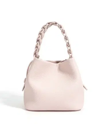 2way 스퀘어 가죽 스몰 뜨개질 핸들 백