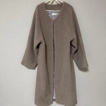 새상품급 Darich 보아 롱 코트